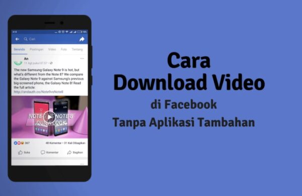 cara download video fb