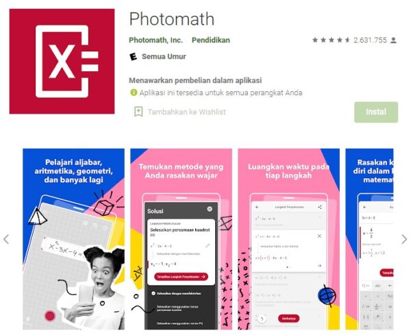 photomath Aplikasi Yang Bisa Menjawab Soal Matematika Dengan Cara Difoto