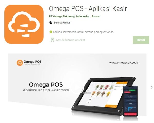 Aplikasi Kasir Android Omega POS