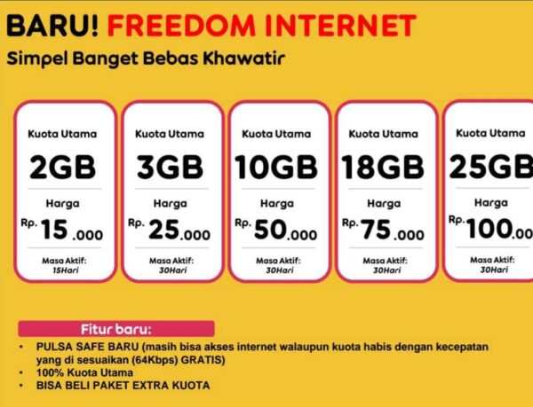 Cara mendapatkan kuota gratis Indosat 100 GB